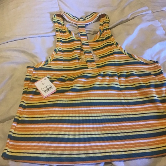Care Bears XXL yellow striped plus size tank top NWT - Picture 9 of 9